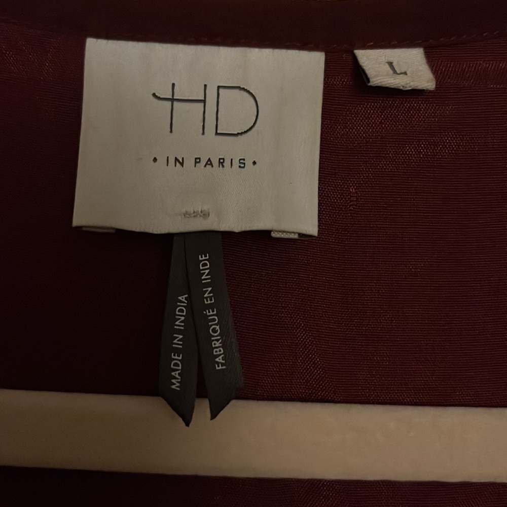HD in Paris size L mini maroon dress - Picture 3 of 7